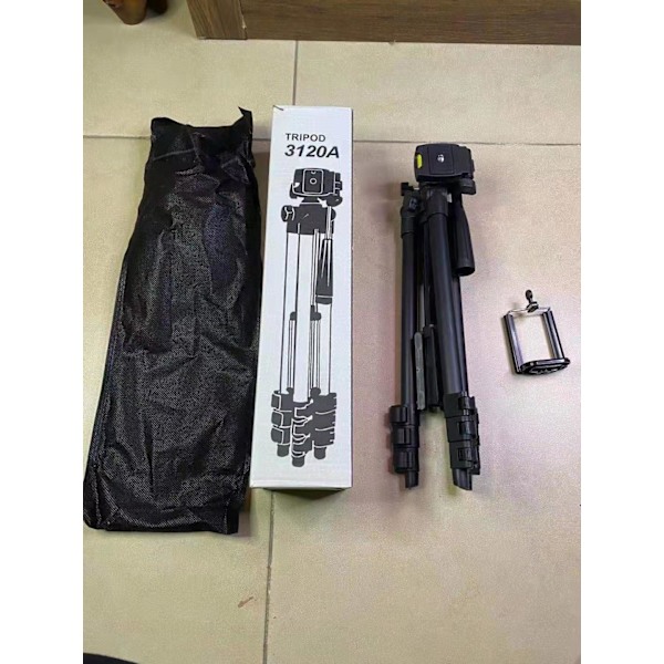 127 cm 50-tums universell smartphone-stativ i aluminium