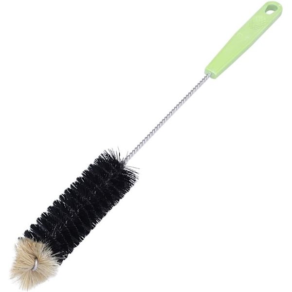 2 st ultralånga flaskborstar, flaskborsttvättar för smala flaskor öl, vin, kombucha, karaff, vattenflaskor, termos (40 cm)