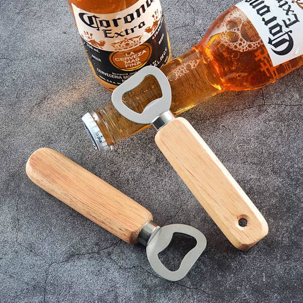 Öppnare för ölflaskor, 10 stycken korkskruvar, originalöppnare, hållbar och bärbar rostfritt stål naturträöppnare, utmärkt present till män