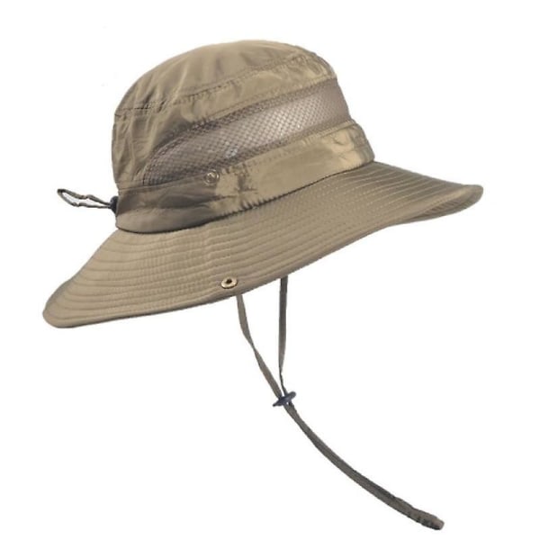 Fiskehattar Vindtäta, UV-skydd Bucket Beach Mesh Solhatt Green