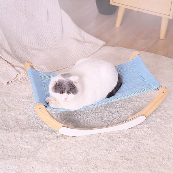 Kattbädd Katt Shaker Säng För Inomhuskatter Blue