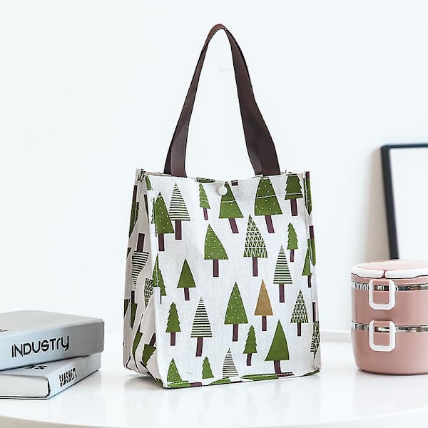 Lunch Bag Cool Bag Lunch Box Tote För Kvinnor Män Vuxna Barn (21*24*12.5cm) F