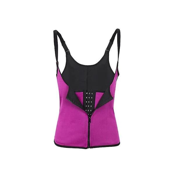 Kvinnor Dragkedja Kropp Slankning Shapewear Hög Midja Tränare Buk Bälte Underkläder S