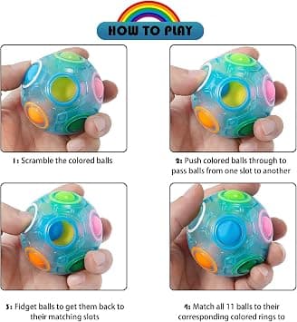 Regnbue Magisk Ball