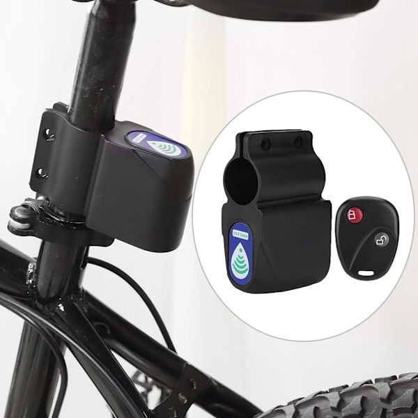 120db Tyverialarm til Cykel, 0,1 kg Ultralet Trådløs Fjernbetjent Cykelalarm, Cykelsikkerhedsalarm Lås