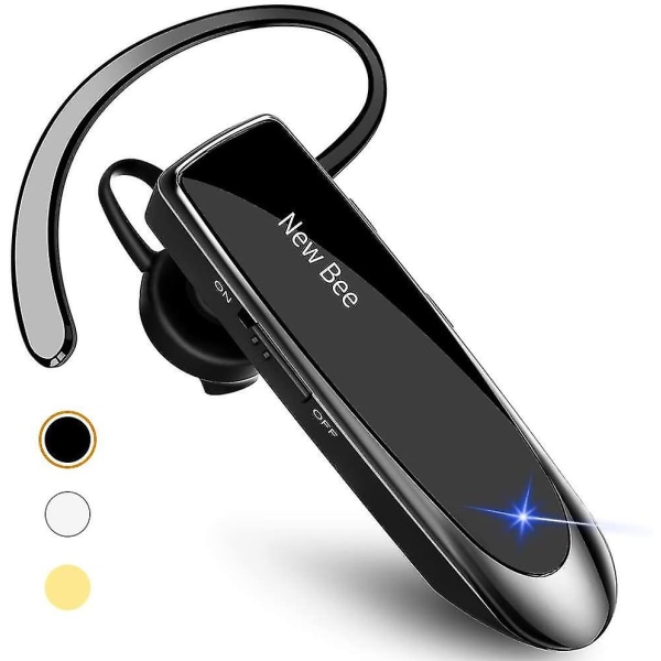 Bluetooth Earpiece V5.0 Trådlös handsfree med mikrofon Black