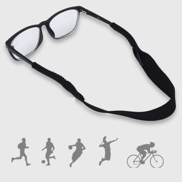 Glasögonbågar, elastiska band för glasögon, elastiska band för glasögon, elastiska band för glasögon 5 st/förpackning