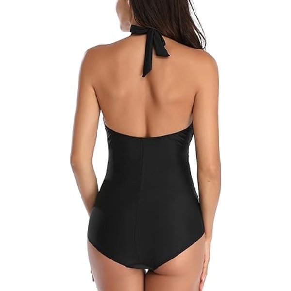 1 st Maternity Badkläder One Piece V-hals Graviditetsbaddräkt Halterneck Maternity Bikini