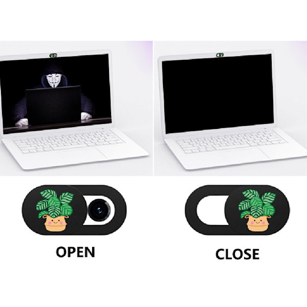 6-pack Kameraöverdrag för Laptop, Söta, Laptop Tillbehör, Webbkameraöverdrag, Kameraöverdrag för Telefon & Dator, Sekretesskydd för Webbkamera, Kamerablockerare