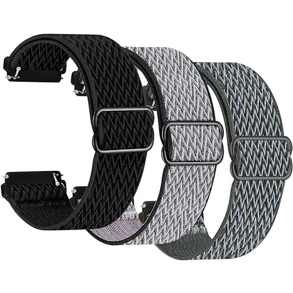 3 vågmönstrad nylon integrerad rem grå, svart, blågrå, lämplig för Apple Watch 42/44/45/49mm rem, utbytbar rem