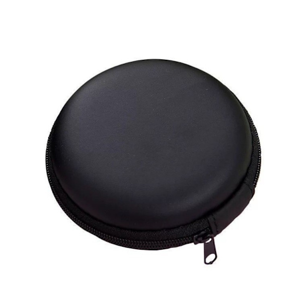 Mini-hörlursförvaringsfodral, hårt skal med dragkedja, skyddsfodral för hörlurar, mini-hörlursfodral, multifunktionellt bärfodral