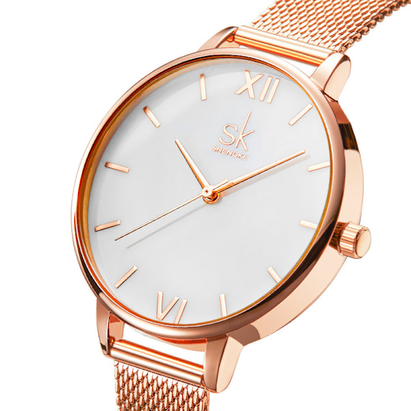 Damklocka Klassisk Enkelhet 1 st Äkta Läderrem Elegant Damklocka