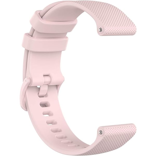 Rosa silikonarmband, 22 mm, snabbfrigörande flexibelt silikongummi för kvinnor 18 mm 20 mm 22 mm