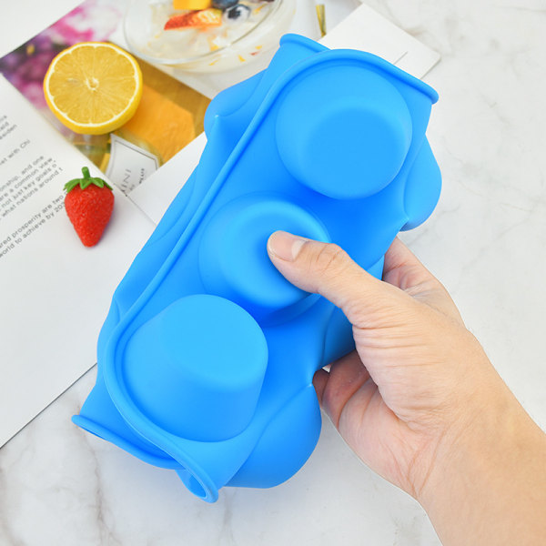 12 Huller Silikone Kageform, Non-Stick Muffin Cupcake Bageform