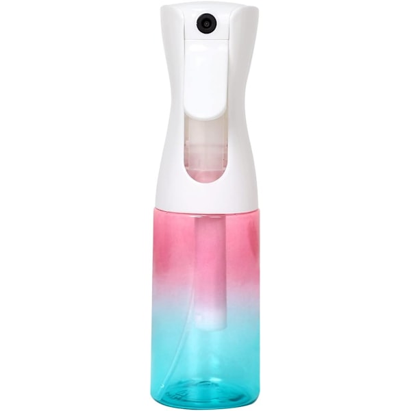 Hårsprayflaske, Kontinuerlig Vann Tom Mister Sprayflaske, Temmer Hår om Morgenen, Hårstyling, Botanicals 200ml Tomme Sprayflasker (Regnbue)