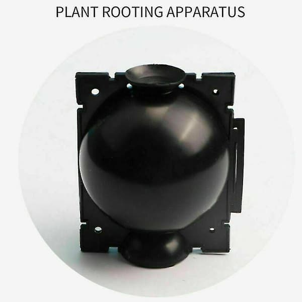 10 stk. Plant Rooting Device Højtryksformering Kugle Højtryksboks Dyrkning Black S