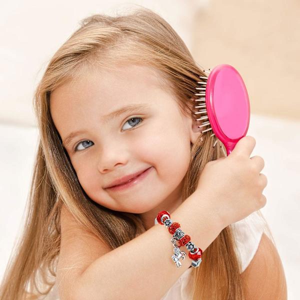 Piger Fortryllet Enhjørning Funklende Krystal (16cm, Lilla), Belagt Justerbart Charme Armbånd, Piger Fødselsdagsgave Piger Fødselsdagssmykker Piger Børnesmykker