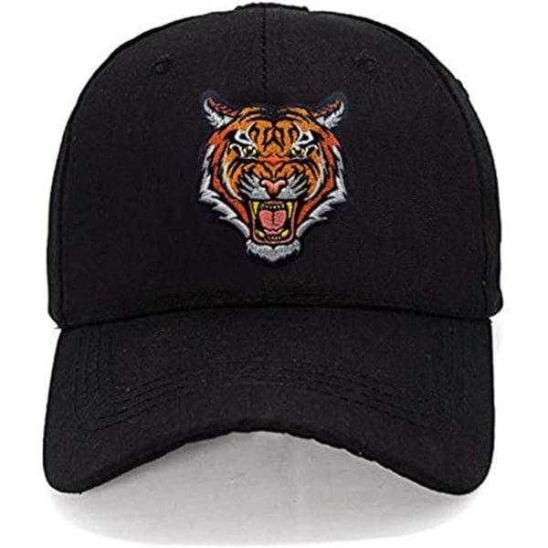 Taktisk Brølende Tigerhode Broderi Patch, Dyrebrodert Merke, Borrelås