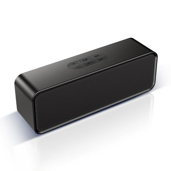 En (svart, ca 180*44*63 mm) bluetooth högtalare mini portabel trådlös liten högtalare liten audio subwoofer kort högtalare，Bluetooth Högtalare, Högtalare U