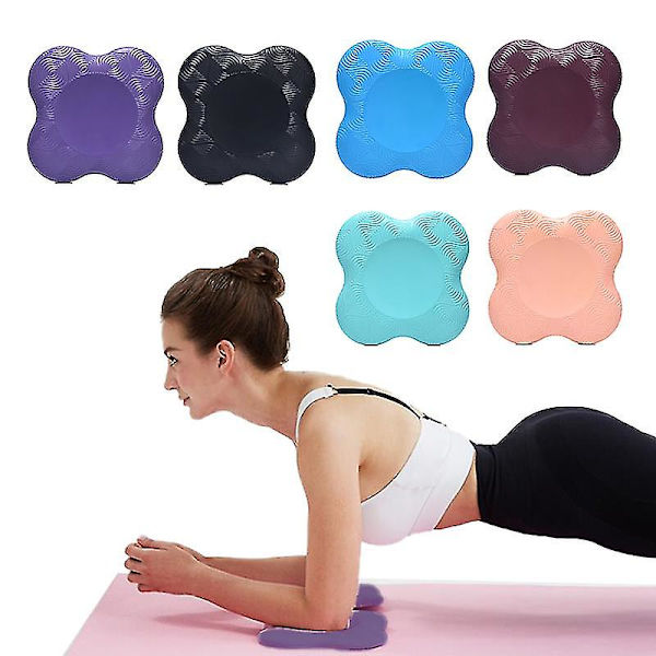 Yogaknäskydd Tryckbeständigt Tjockare Armbågar Händer Handledsstöd Balansstöd Blue