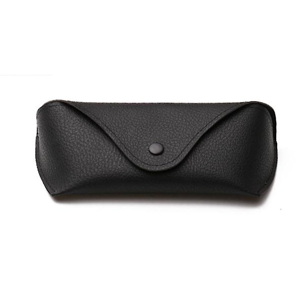 2 stk. Brilleetuier Klassisk Oxford-stoff Litchi-korn Anti-trykk Solbrilleboks Black