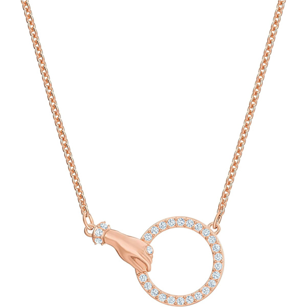 SwarovskiSymboliskt Halsband, Guldpläterad, Vit