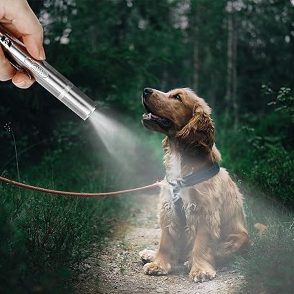 Katt leksaker LED ljuspekare, interaktiva jakt katt hund leksaker, katt interaktiva leksaker trollspö 7 i 1 funktion katt chaser leksaker, USB uppladdningsbar, bonus två små