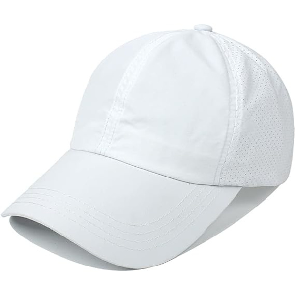 Baseballkeps för kvinnor och män, unisex, sommarkeps, anti-UV, sportkeps, hästsvanskeps för löpning, golf, cykling, vandring, huvudomkrets: 57-58 cm