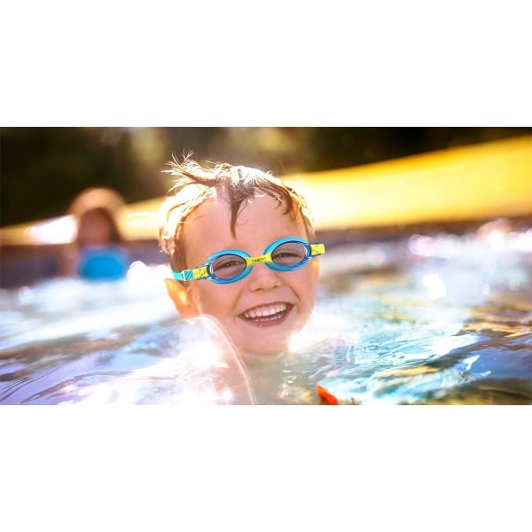 3-pack barnglasögon för simning, anti-dimma 100 % UV-skydd, för barn 3-14 år