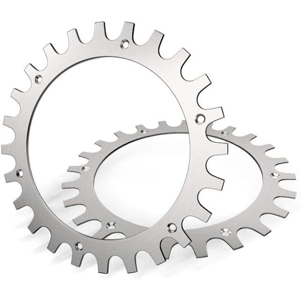 Gräsklippare typ S / M högkvalitativa rostfria stålklackar tjocklek 3mm, förstärkt dragkraft - polering avgradning - hjuldiameter 215mm