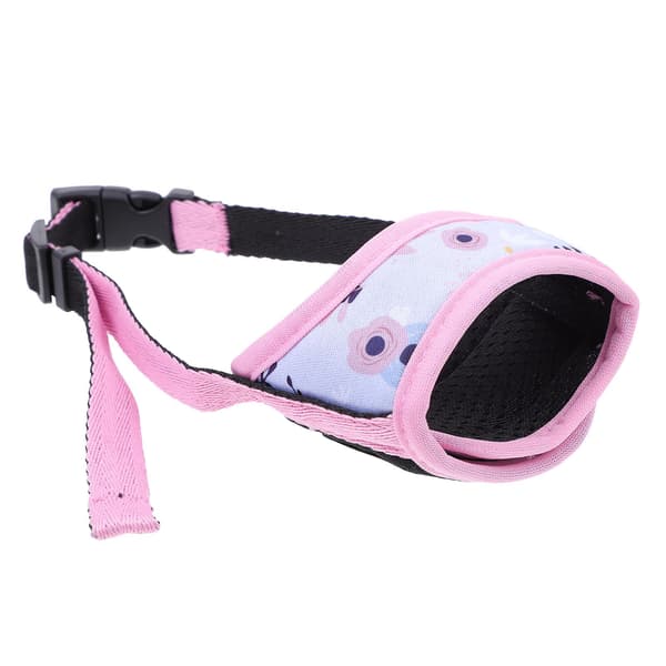 Justerbar Anti-bite Muzzle Rosa Rosa S Andningsbar Hundmunstycke Hundmunstycke