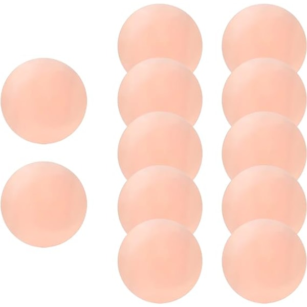 Kvinnors nippelskydd (6 par), återanvändbart osynligt lim för nippelöverdrag i silikon, 6 par non nippelkräm med case (6 par
