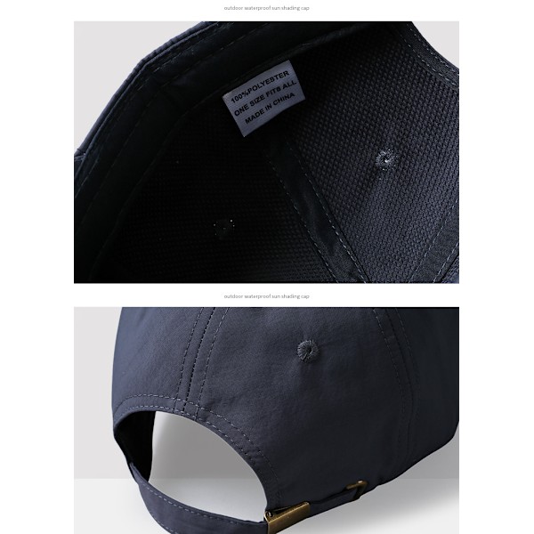 Blå Baseballcaps for Menn Klassisk BB Caps