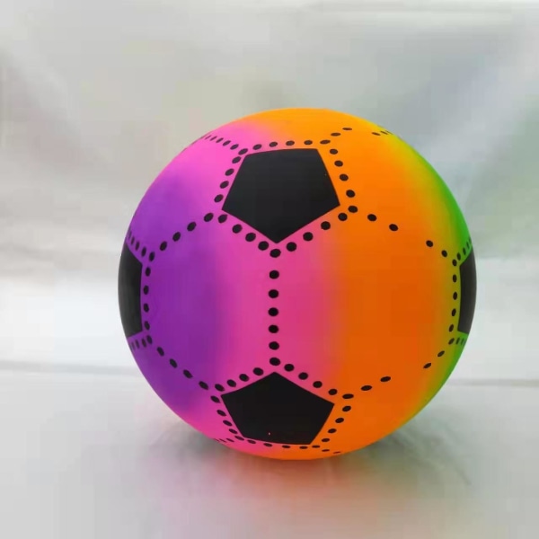 Strandballer Regnbue Oppblåsbare Leker Fargerike For Bassengfest Strandleker Multicolor Soccer