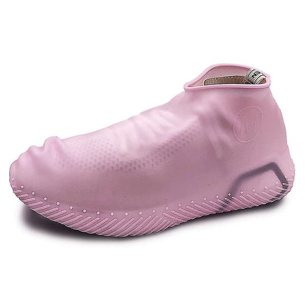 1 par snödamasker lätta vattentäta ankelskydd Pink M