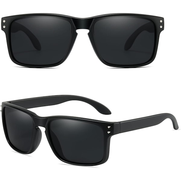 Polariserade solglasögon för män och kvinnor Klassiska ultralätta TR90 glasögonbågar/För sport Anti UV400 skyddsglasögon