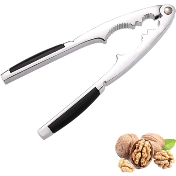 Nut Crackers Chestnut Opener Seafood Sheller Heavy Zinc Alloy Nutcracker Pecan Walnut Plier Clip Tool with Good Grips Kitchen Utensils