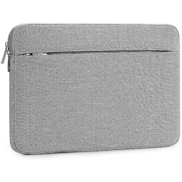 Laptopväska, stöttålig bärbar datorväska, skyddande laptopfodral (grå) 15inch
