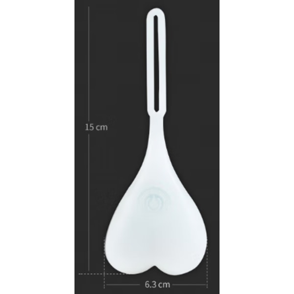 Punaiset pyörän pallovalot, pyörän sydänvaroitustuikut, yöllinen LED-munalamppu, vedenpitävä