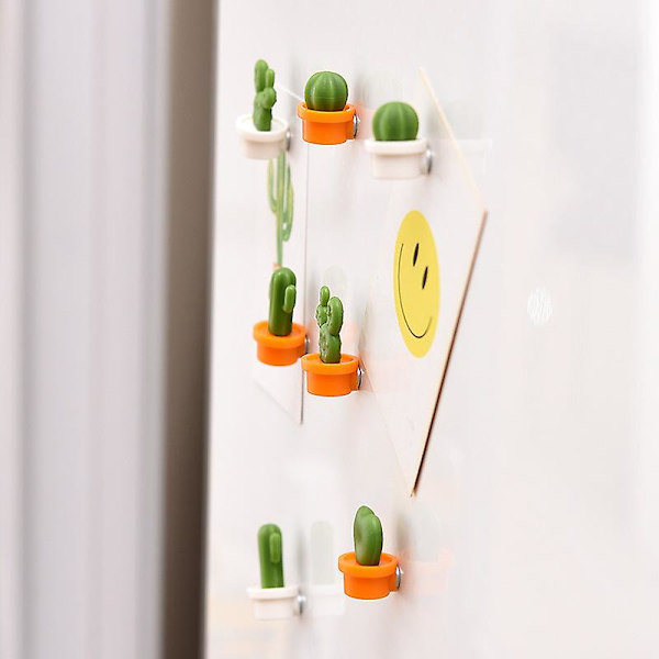 Magneter för kylskåp starka magneter för kylskåp minikylskåpsmagneter söta dekormagneter för whiteboard kylskåp Orange