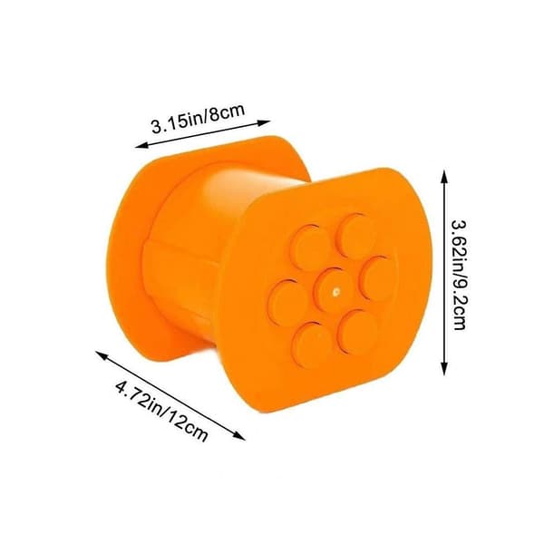 Köttstrimla Hot Dog Maker Köksredskap Pressa Köttstrimla Boll Modell Korvform Köttpress Orange