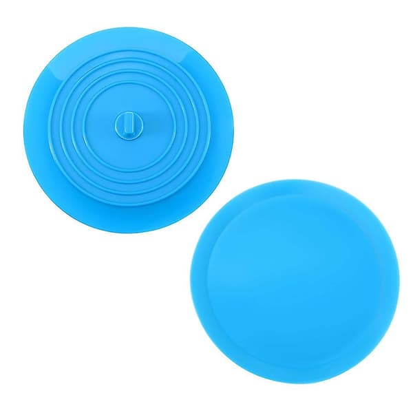 Silikone Flad Vaskeprop - hvid Blue