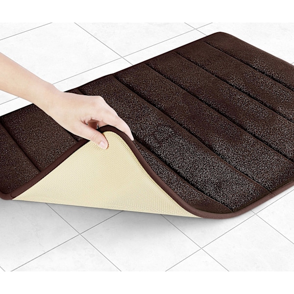 Bade Måtter Skridsikker Brusemåtte Absorberende Lille Tæppe Dørmåtte Indendørs Køkken Tæpper Black 40*60cm