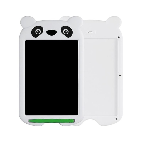 LCD Skrivebrett Tegnebrett 8.5 tommer Fargerikt Tegnebrett Skriveplate White panda