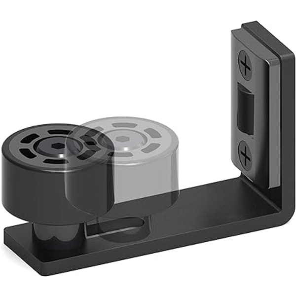 2-pack Skjutdörrsgolvguide Justerbar Rullguide Väggmonterad