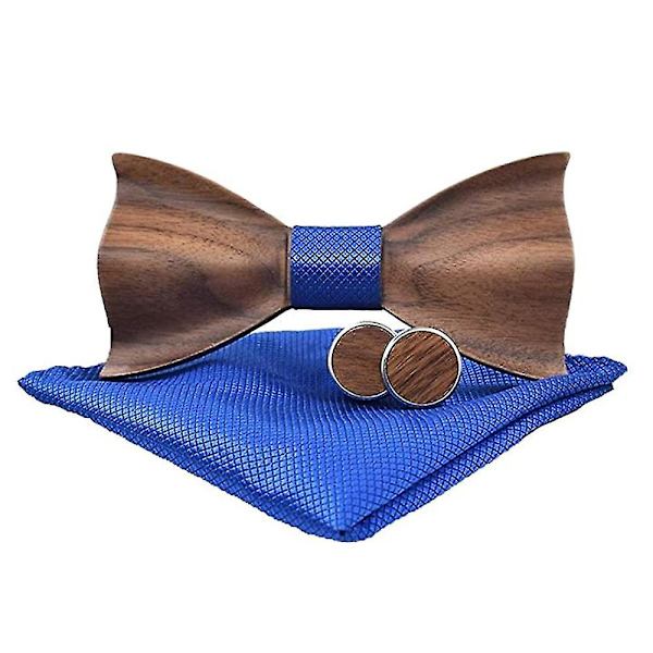 Håndlavet Træ Butterfly Fremstillet I Editions, Træ Butterfly-præget Træ Royal blue