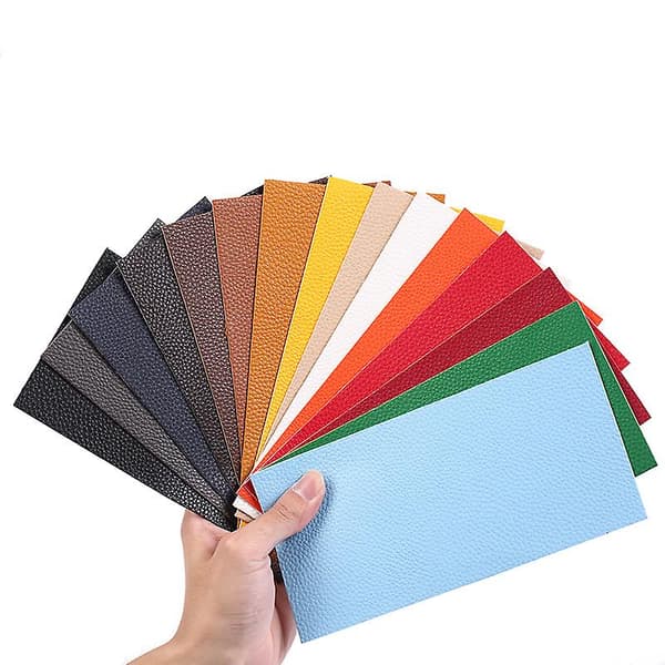 Nahkakorjausteippi Itsekiinnittyvä nahanlevityspaikka Dark brown