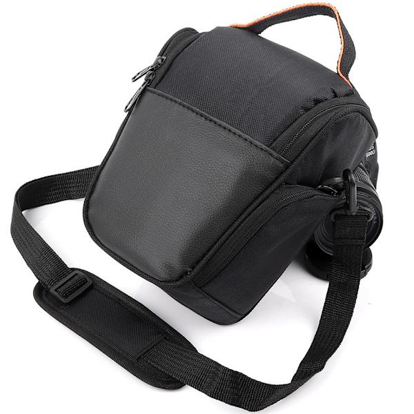 Keskikokoinen pehmustettu kameralaukku/kotelo Nikonille, Canonille, Sonylle, Pentaxille, Samsungille ja monille muille