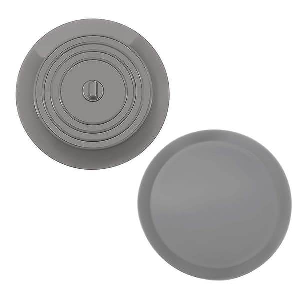Silikone Flad Vaskeprop - hvid Grey