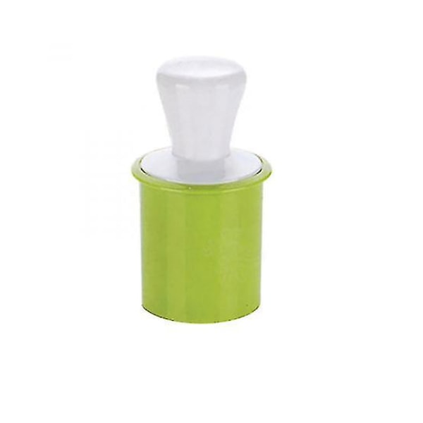 6 st DIY kakstämpelform Präglingsform Kakform 3d-skärare Kök green